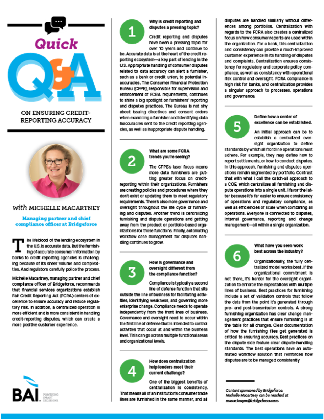 image of 5 questions and answers on credit reporting accuracy